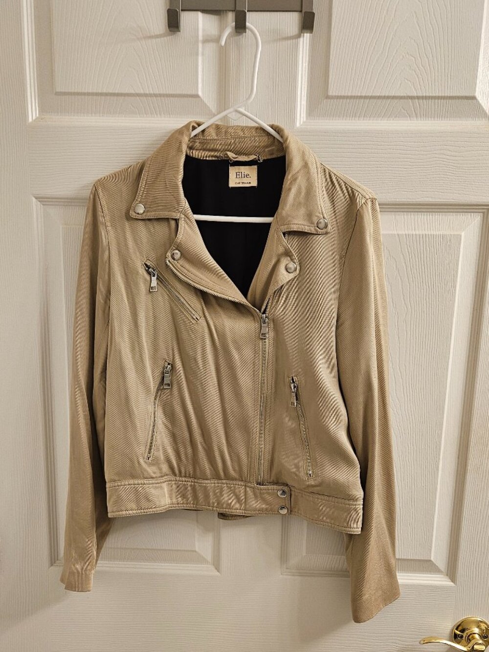 Elie Tahari Moto Jacket, Size Medium